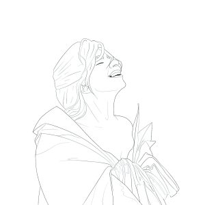 Bestelling op maat - Minimal line Art