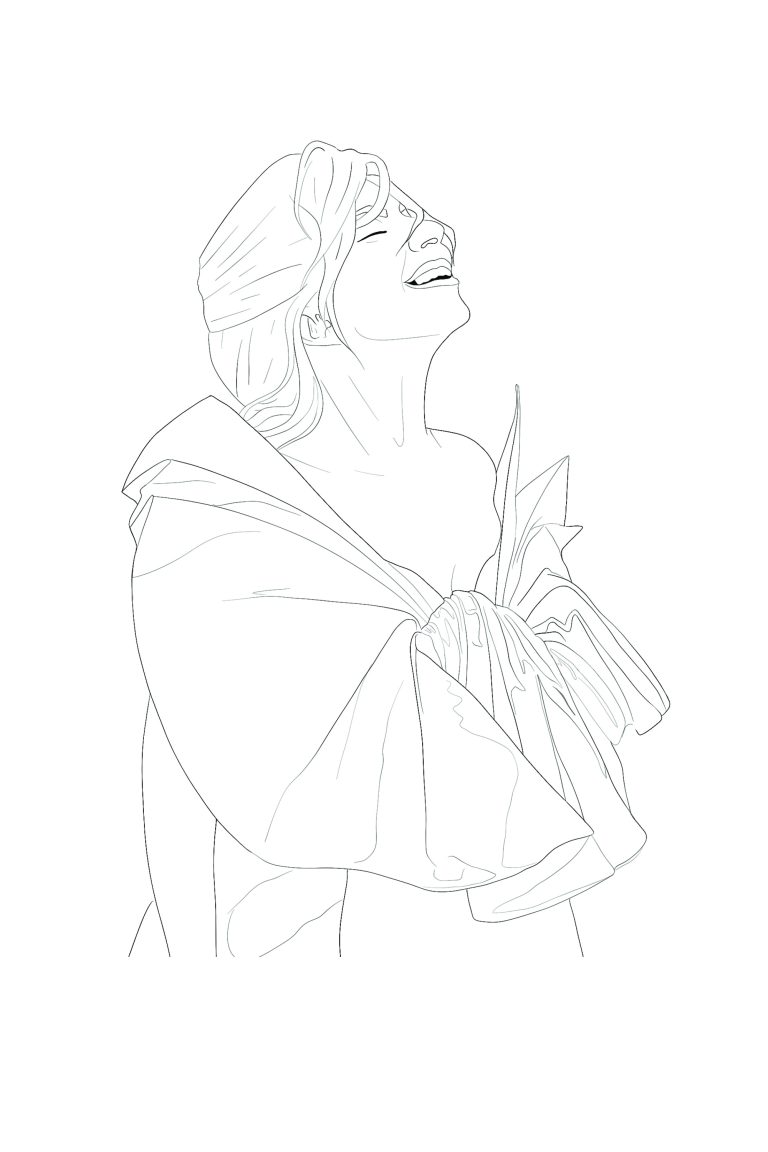 Gaga line art x